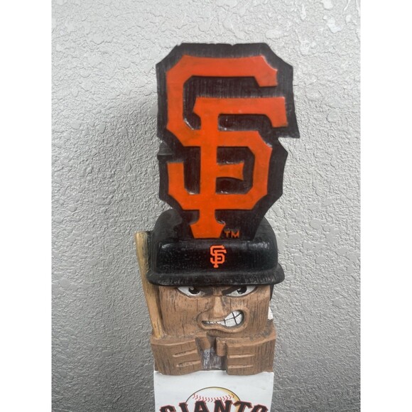 San Francisco Giants MLB Tiki Totem Pole Garden Statue Evergreen - Picture 2 of 9